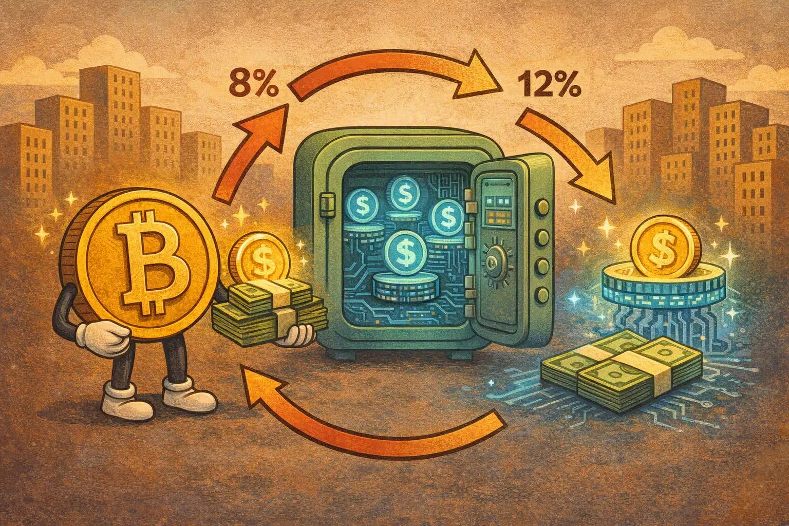 Saylor提出BTC支撐年化8%數位美元構想