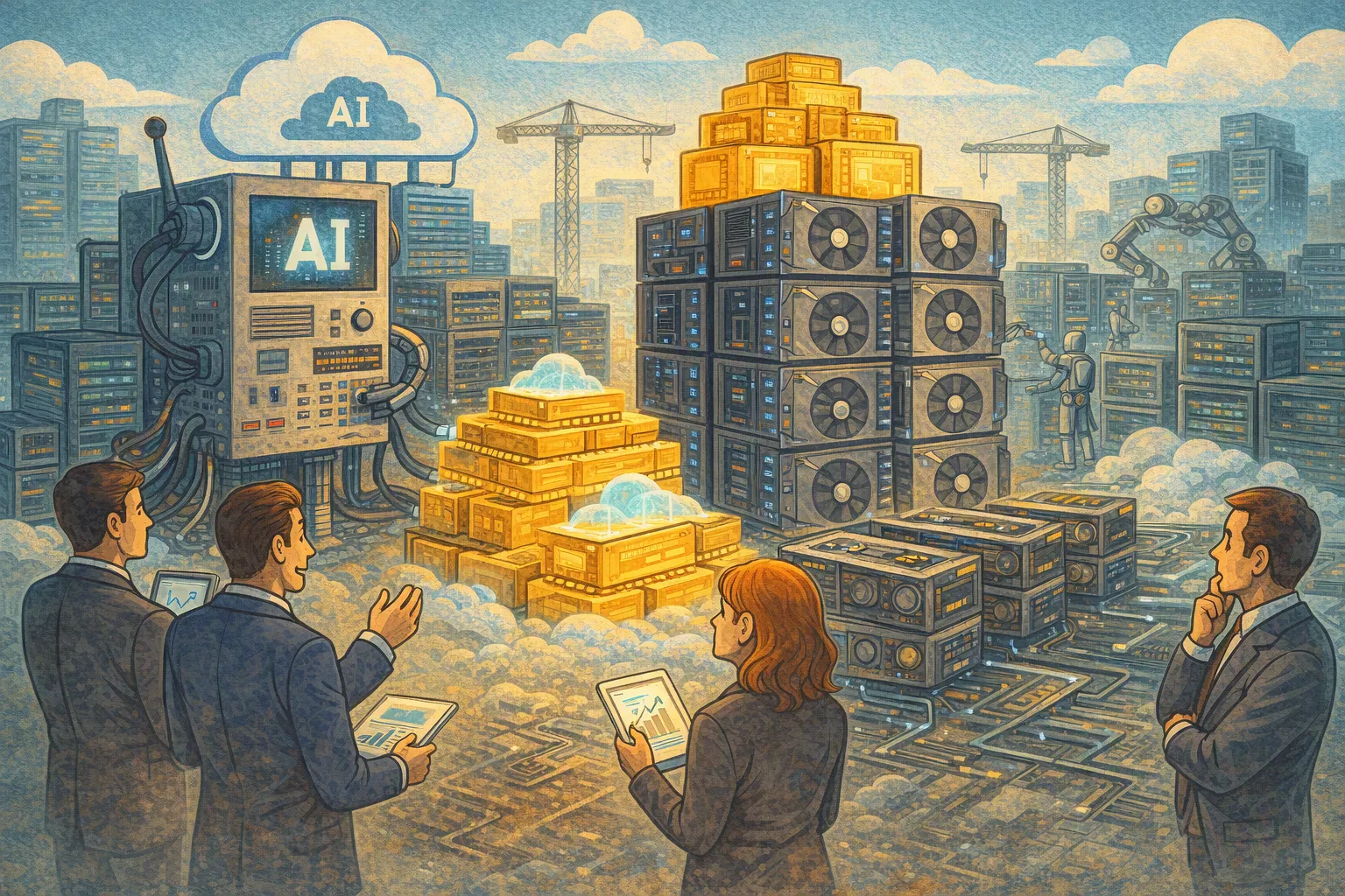 高盛稱AI算力現貨500億美元/吉瓦