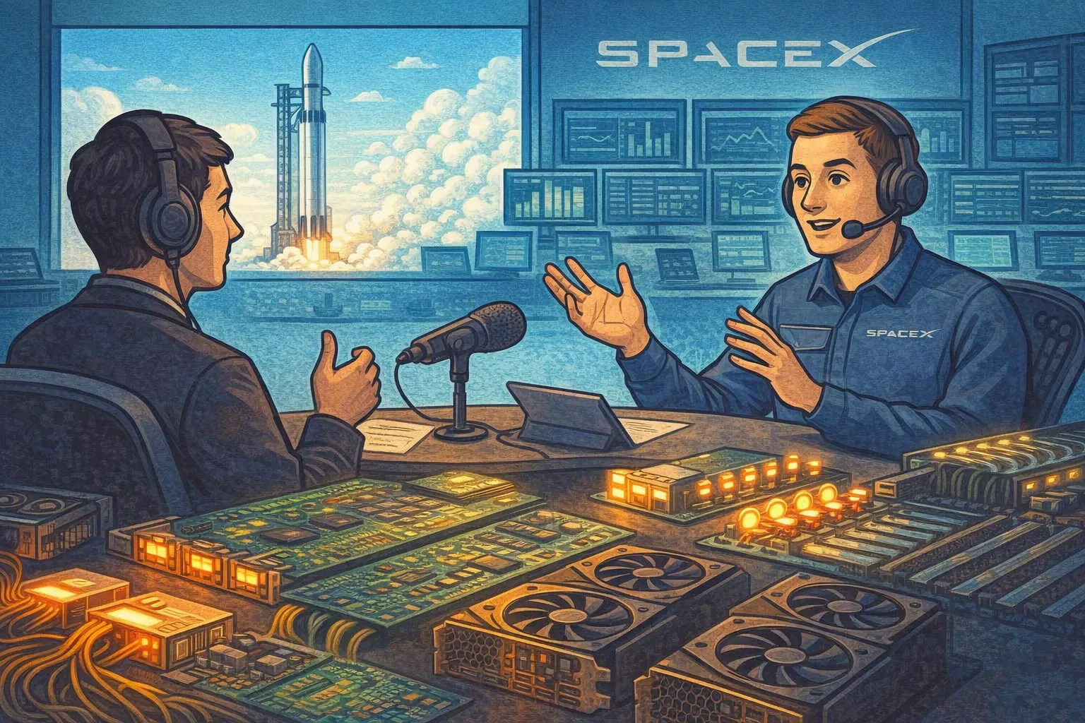 SpaceX內部訪談預測算力2027年底達10-12GW