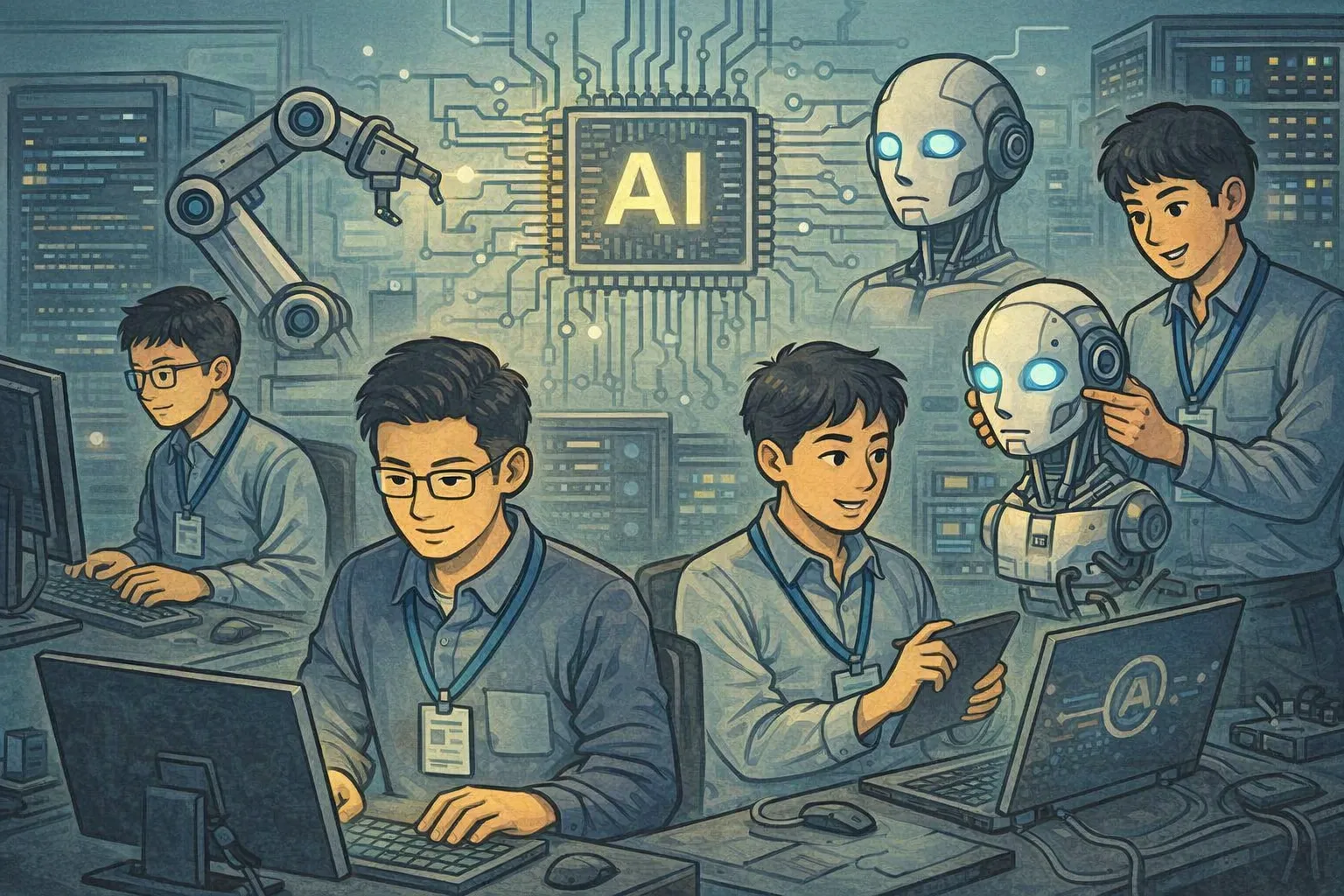 中國科技巨頭搶聘AI前線部署工程師