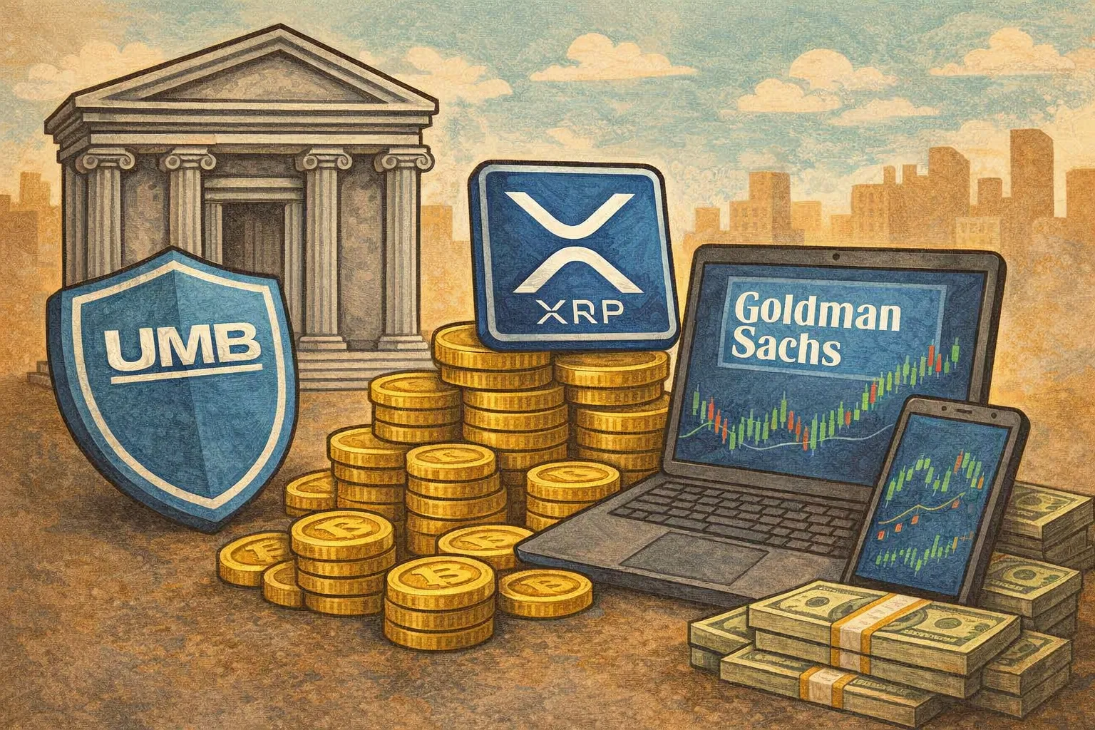 UMB披露持有Franklin XRP ETF