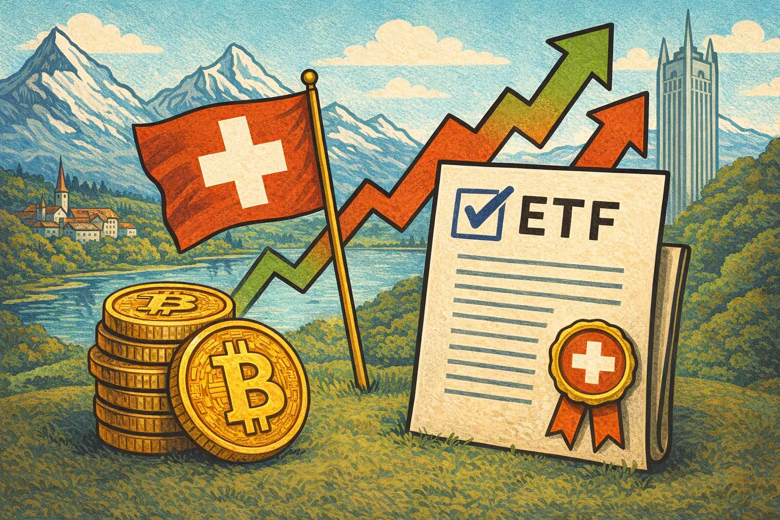 瑞士FINMA批准歐洲首隻比特幣現貨ETF