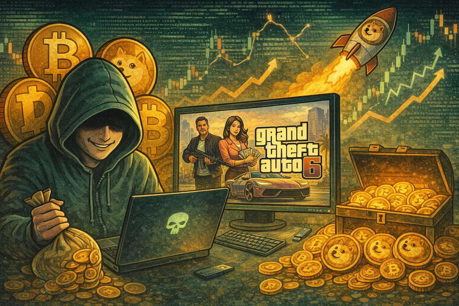 蔥哥威脅CYBERLEEK迷因幣市值達3000萬美元釋出GTA6完整劇情