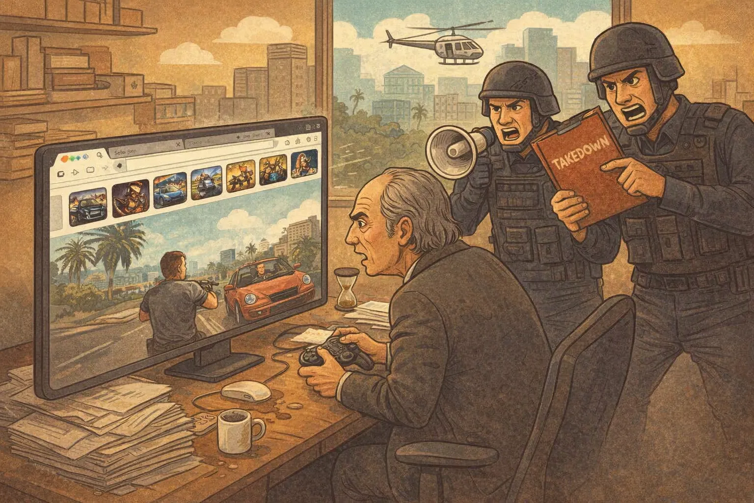 外媒實測瀏覽器免費玩GTA 5等8款遊戲