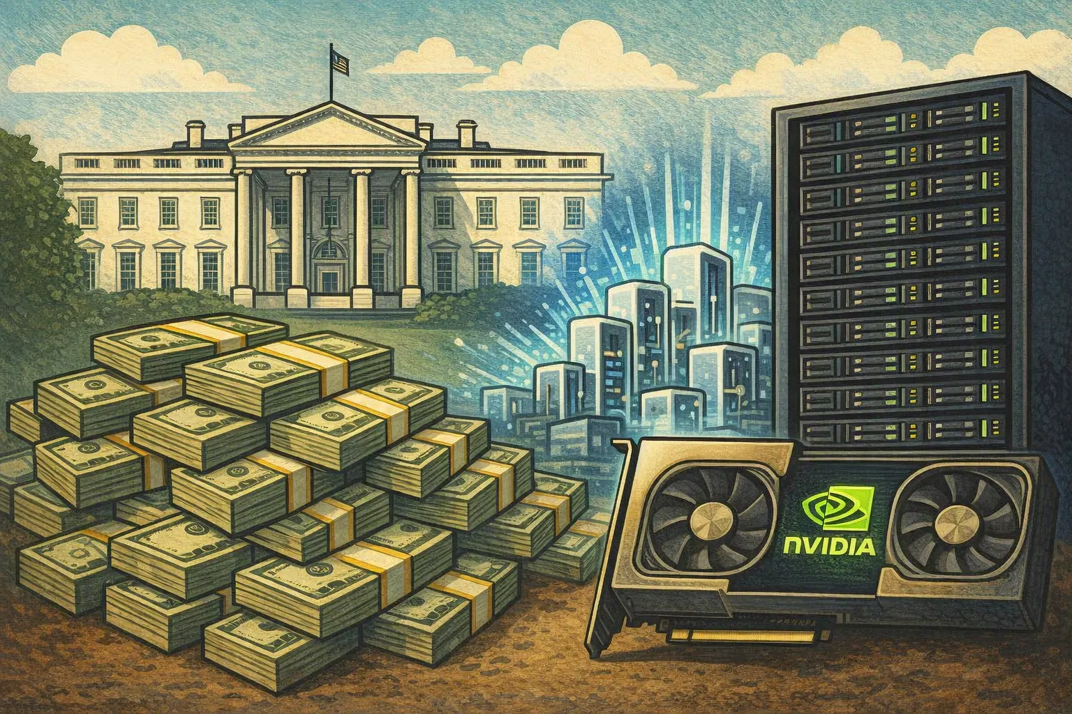 NVIDIA領投白宮10億美元SI算力
