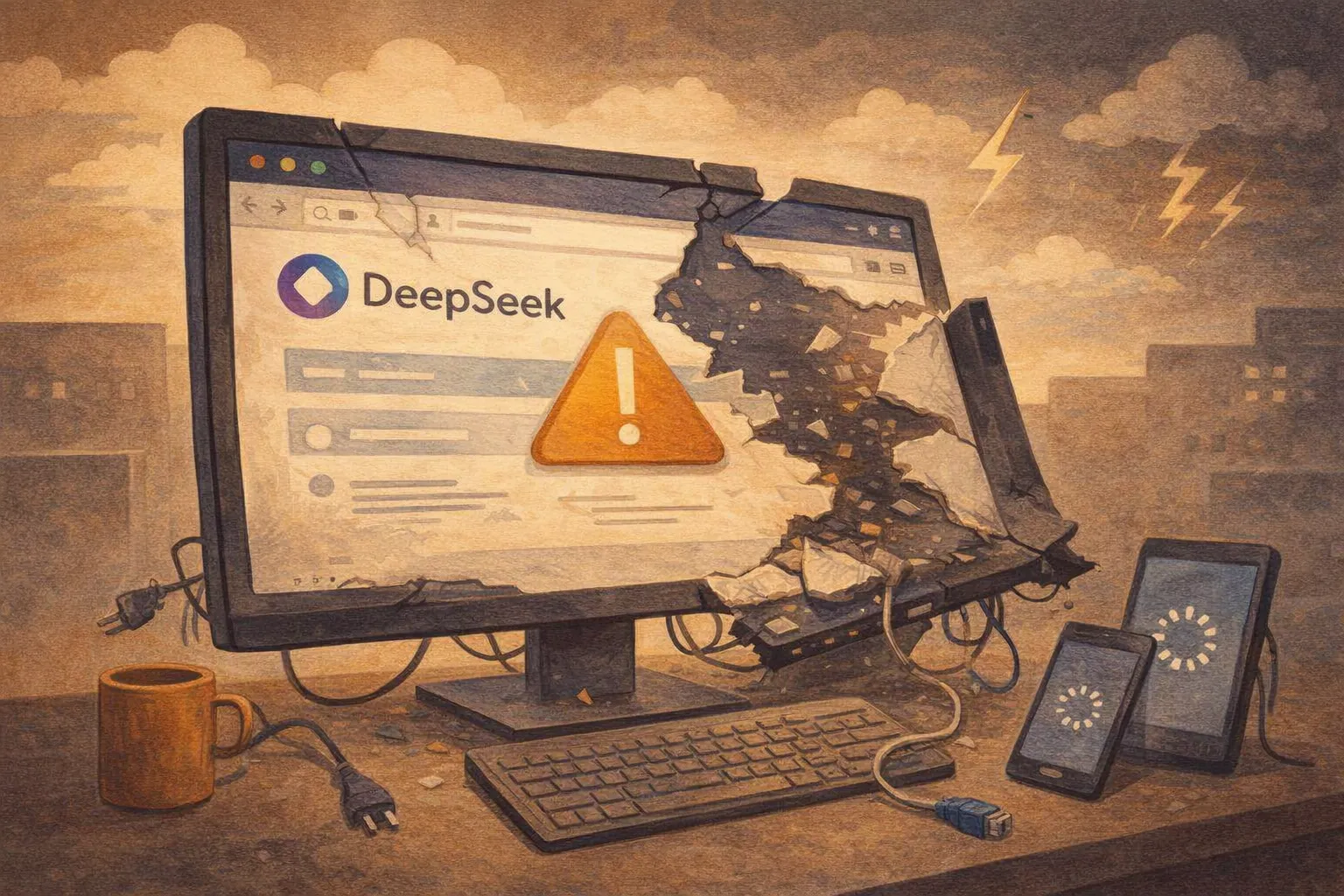 DeepSeek網頁及API服務部分中斷