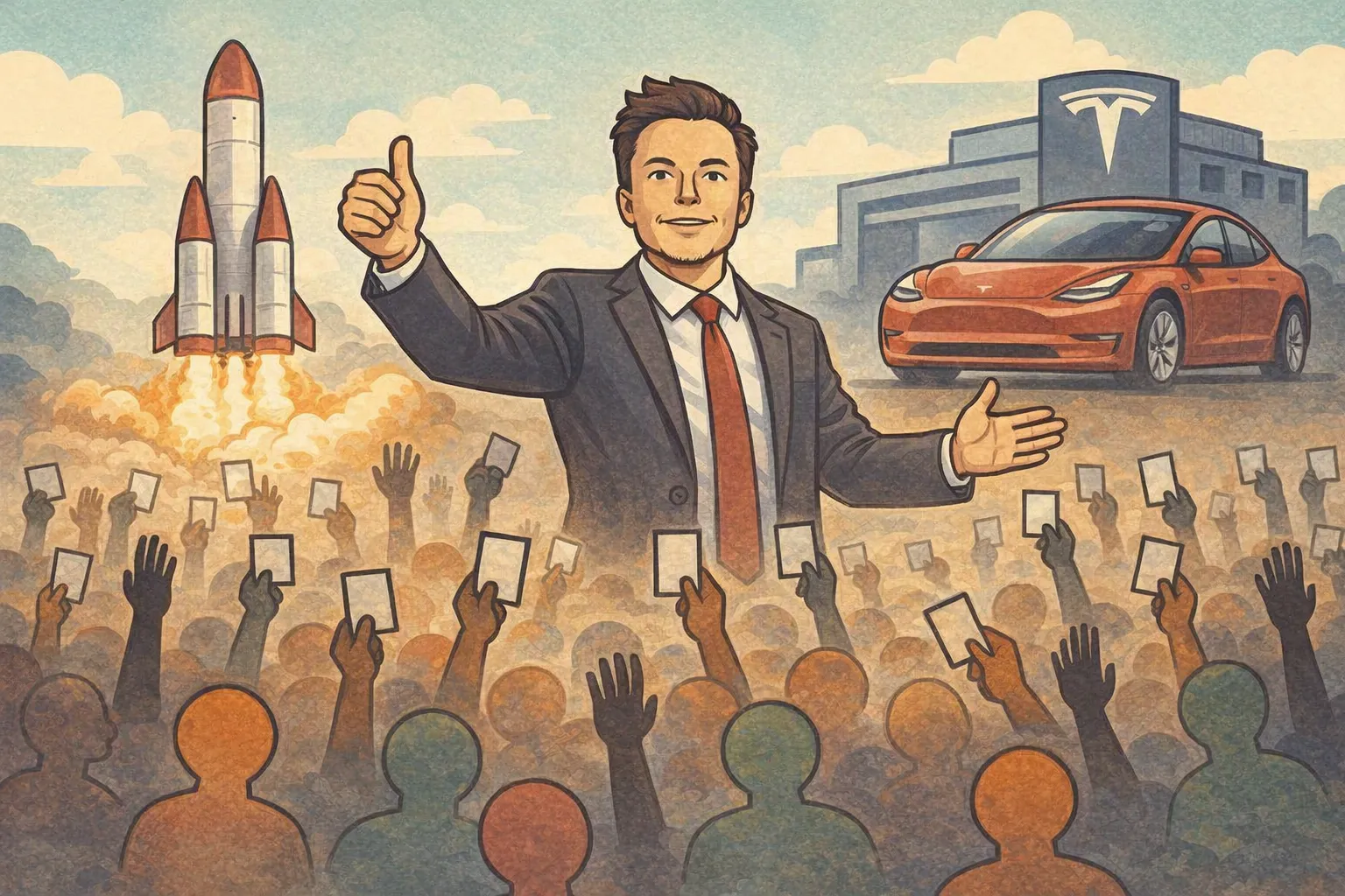 馬斯克稱特斯拉SpaceX合併是好主意