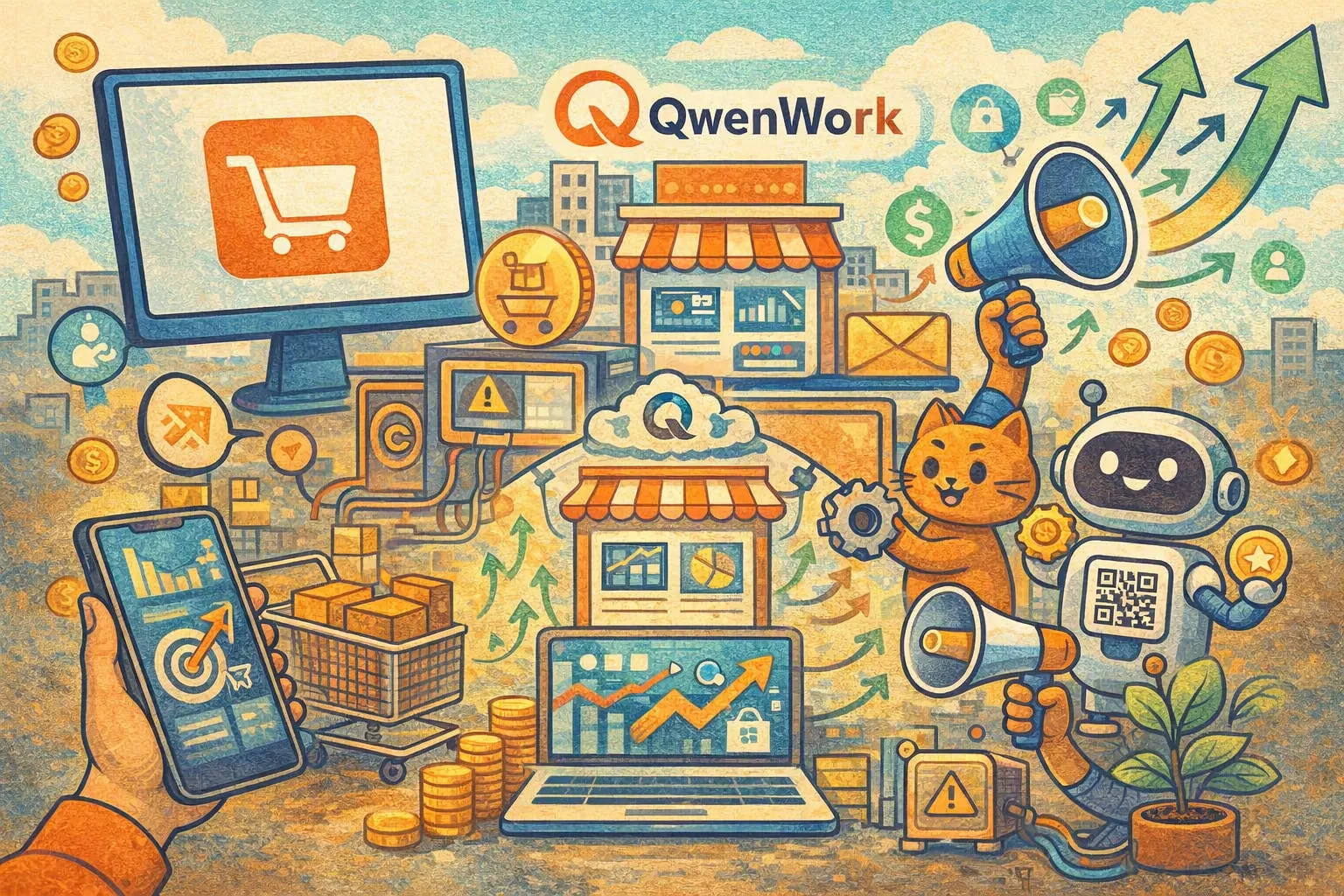 阿里巴巴旗下QwenWork電商版上線邀請測試