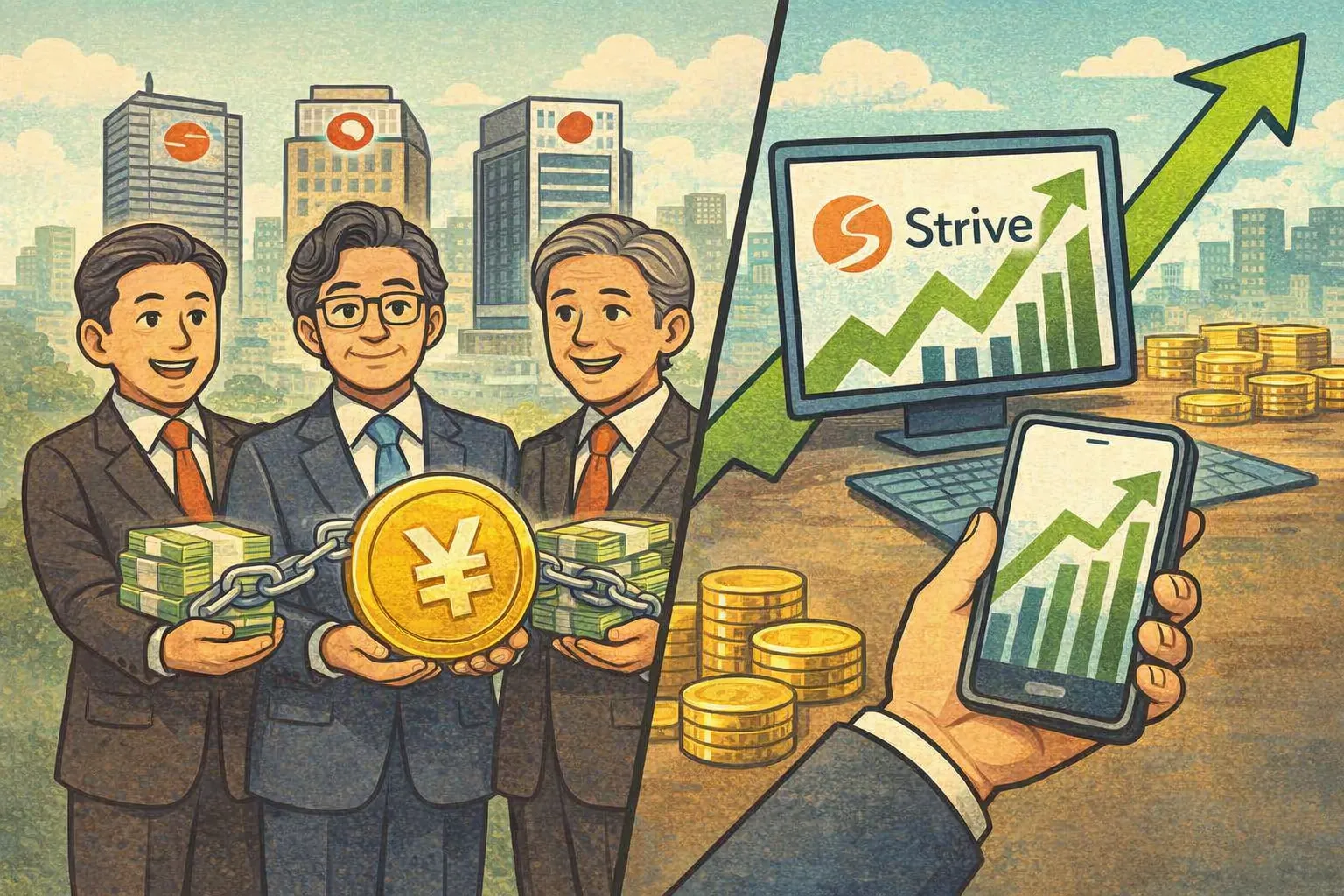 日本三大金融巨頭聯合發行穩定幣；投行上調Strive目標價