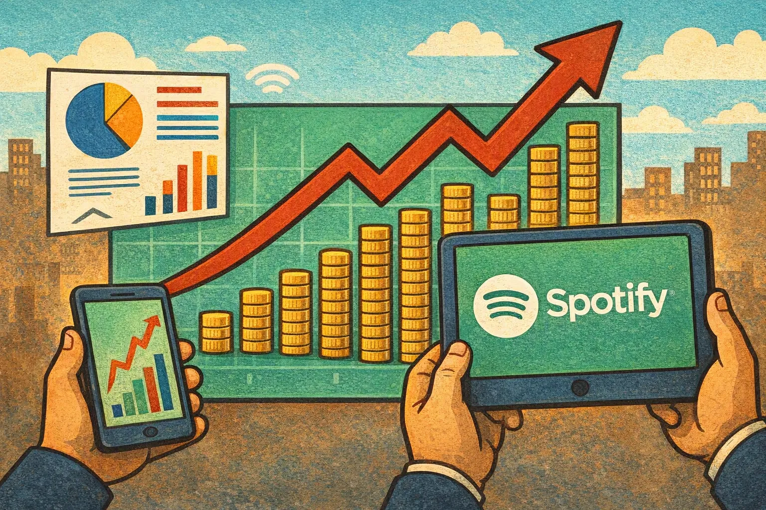 Spotify營收49.69億歐元年增16%