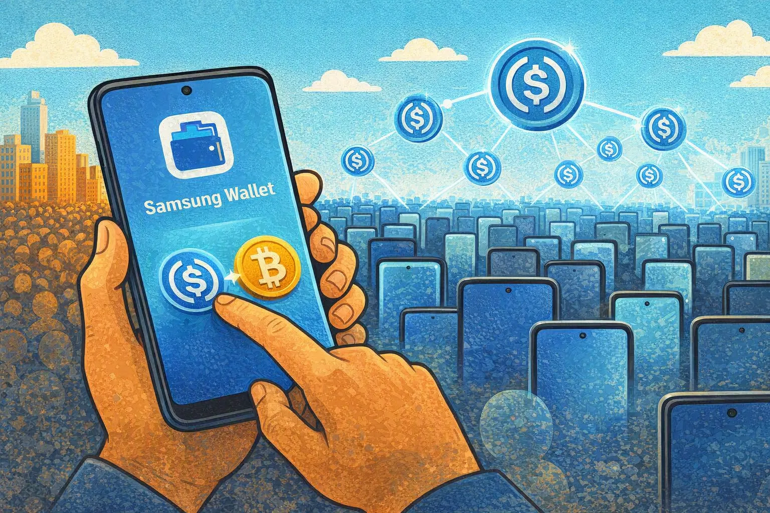 Samsung Wallet美國推出USDC轉帳