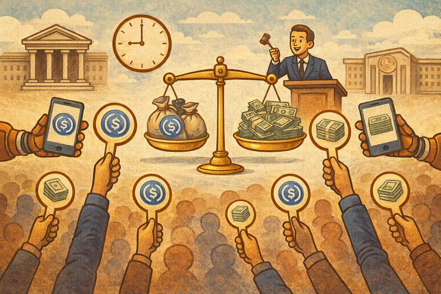 Circle推出Match允許USDC鑄造與贖回訂單每小時拍賣撮合