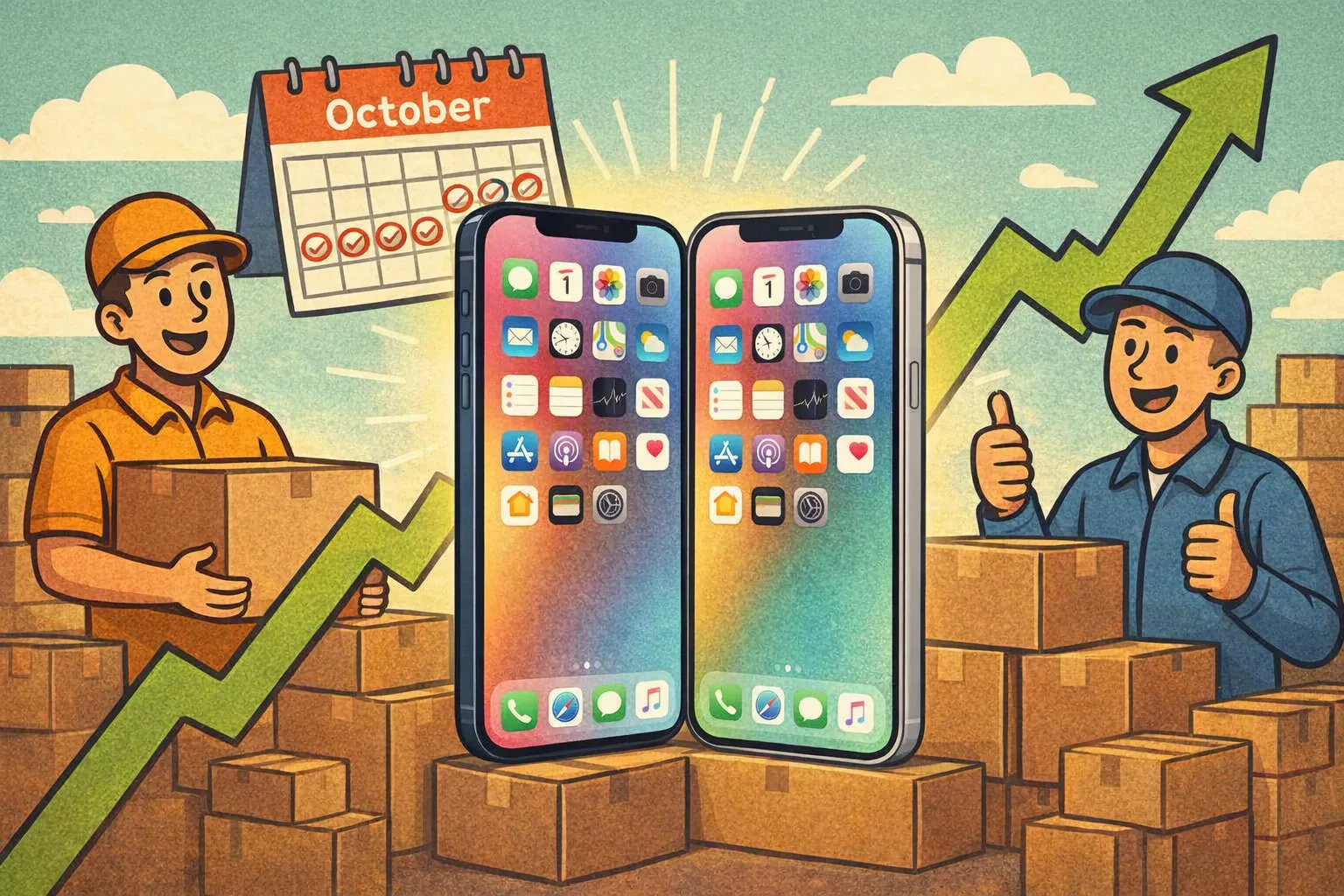 iPhone Duo供貨加速緩解壓力