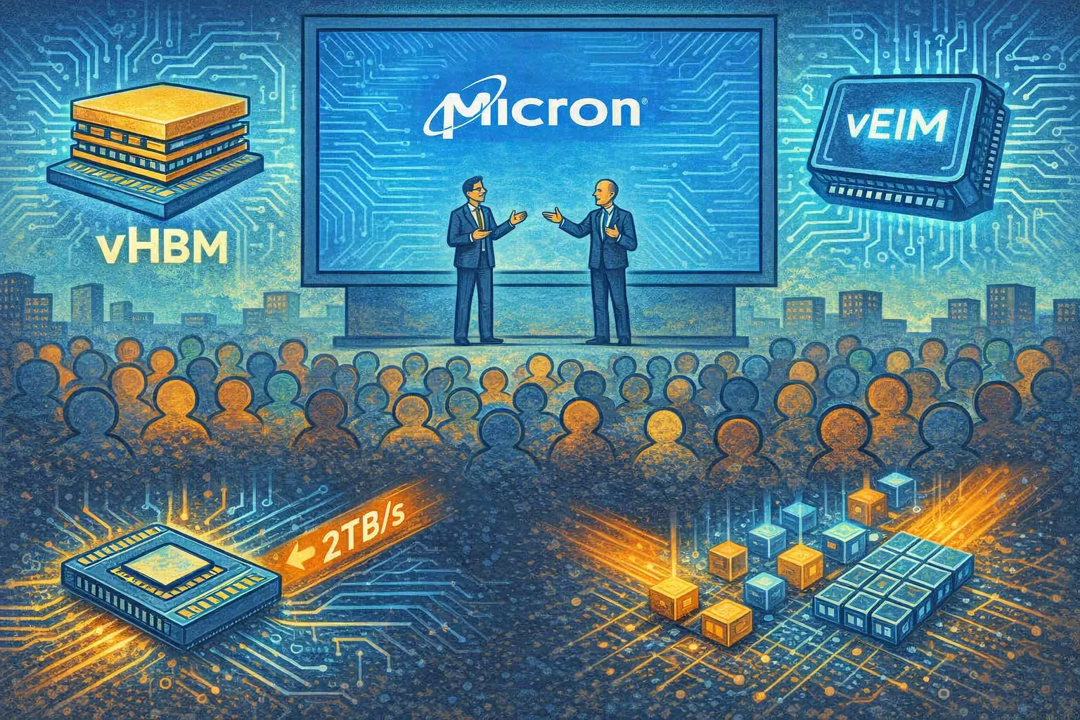 美光2028年推出vHBM與vEIM