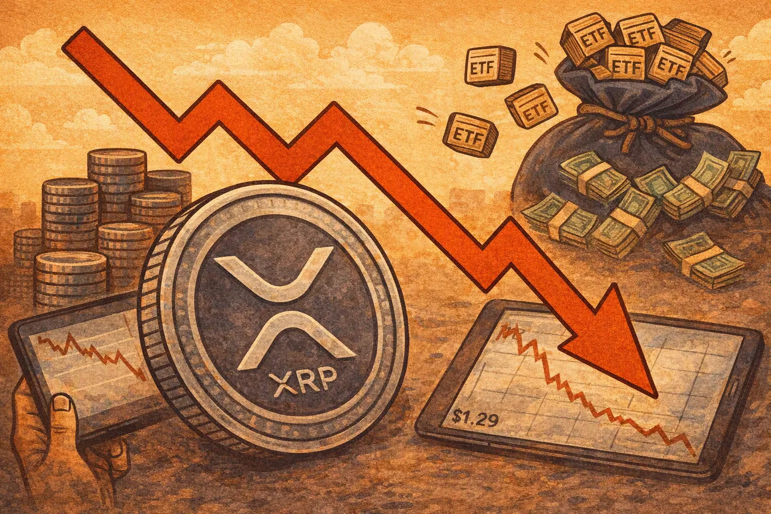 XRP ETF自7月來首次淨流出