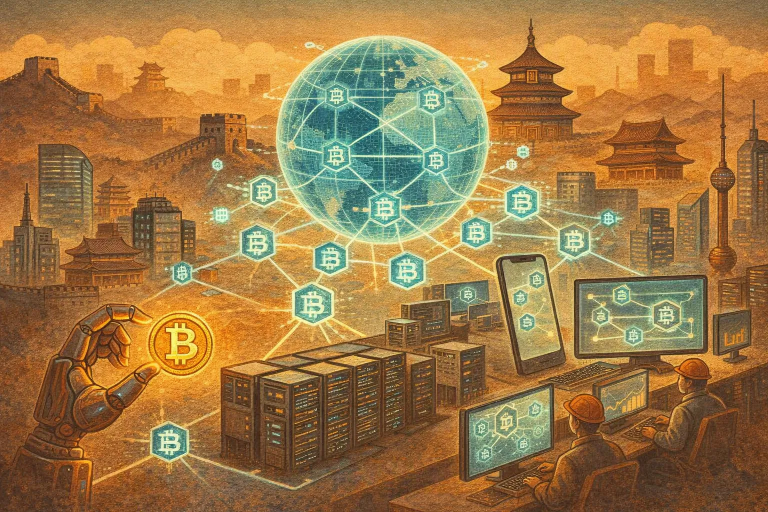 中國國家區塊鏈網路列入數位基礎設施