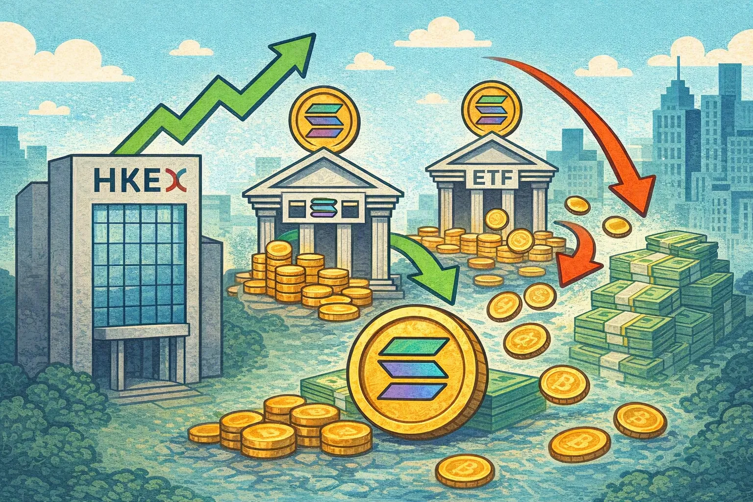 Pando Finance現貨Solana ETF在港交所掛牌